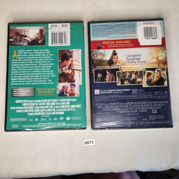 Turner & Hooch DVD And We Bought A Zoo DVD. New In Package - Picture 2 of 3